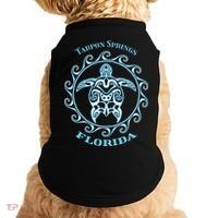 Tarpon Springs Florida Tribal Sea Turtle Summer Doggie Tank thumb 0