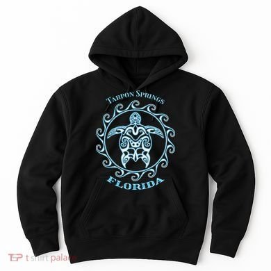 Tarpon Springs Florida Tribal Sea Turtle Summer Hoodie