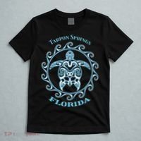Tarpon Springs Florida Tribal Sea Turtle Summer T-Shirt thumb 5