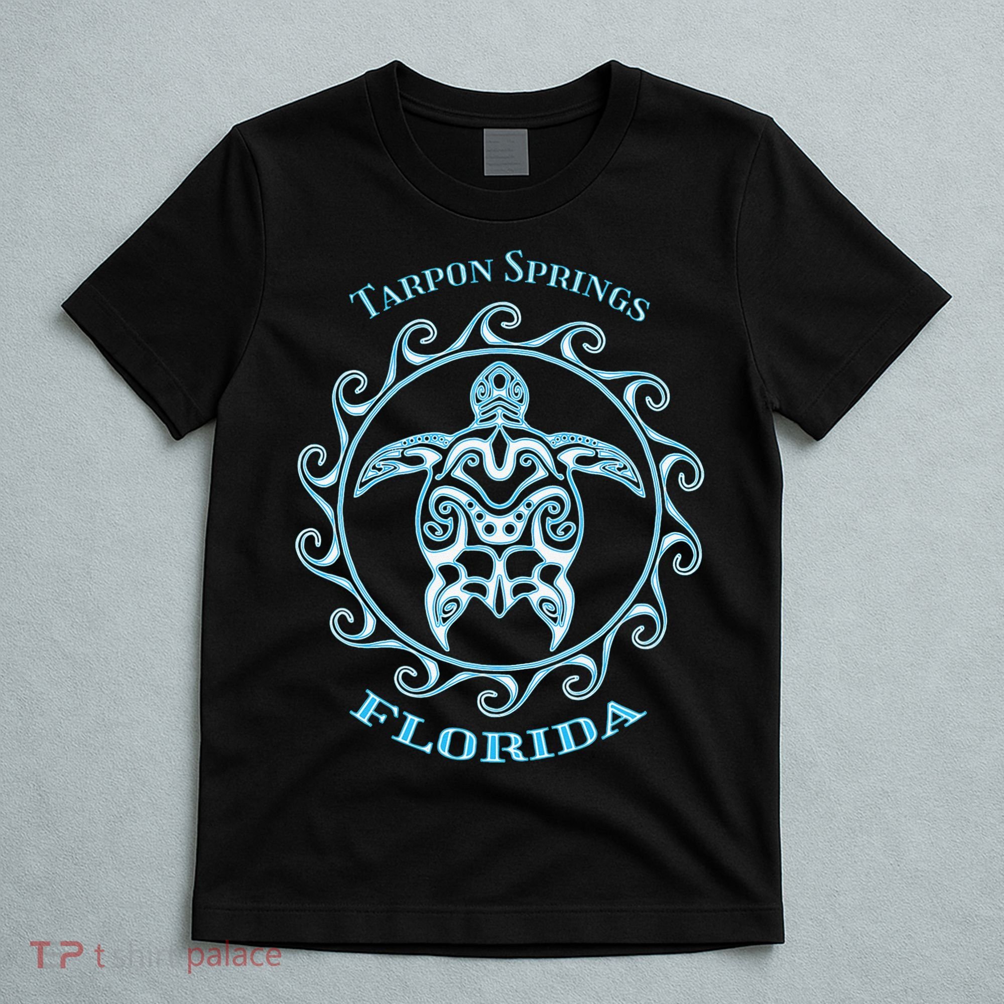Tarpon Springs Florida Tribal Sea Turtle Summer T-Shirt