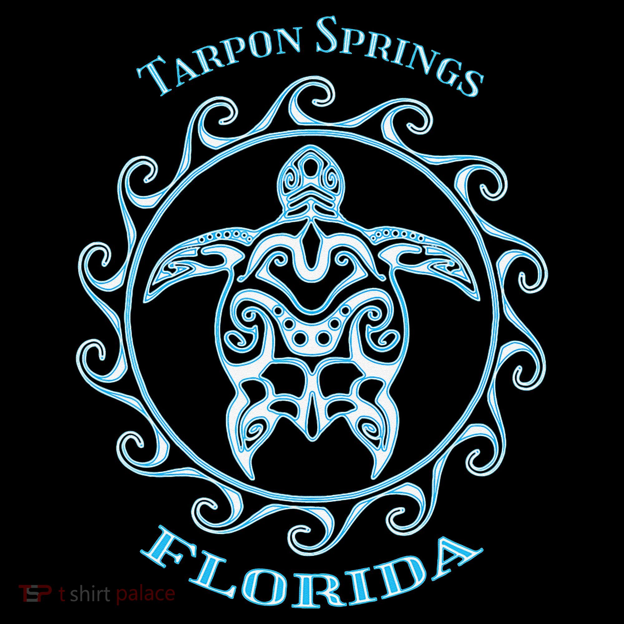 Tarpon Springs Florida Tribal Sea Turtle Summer T-Shirt