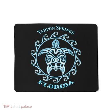 Tarpon Springs Florida Tribal Sea Turtle Summer Mousepad