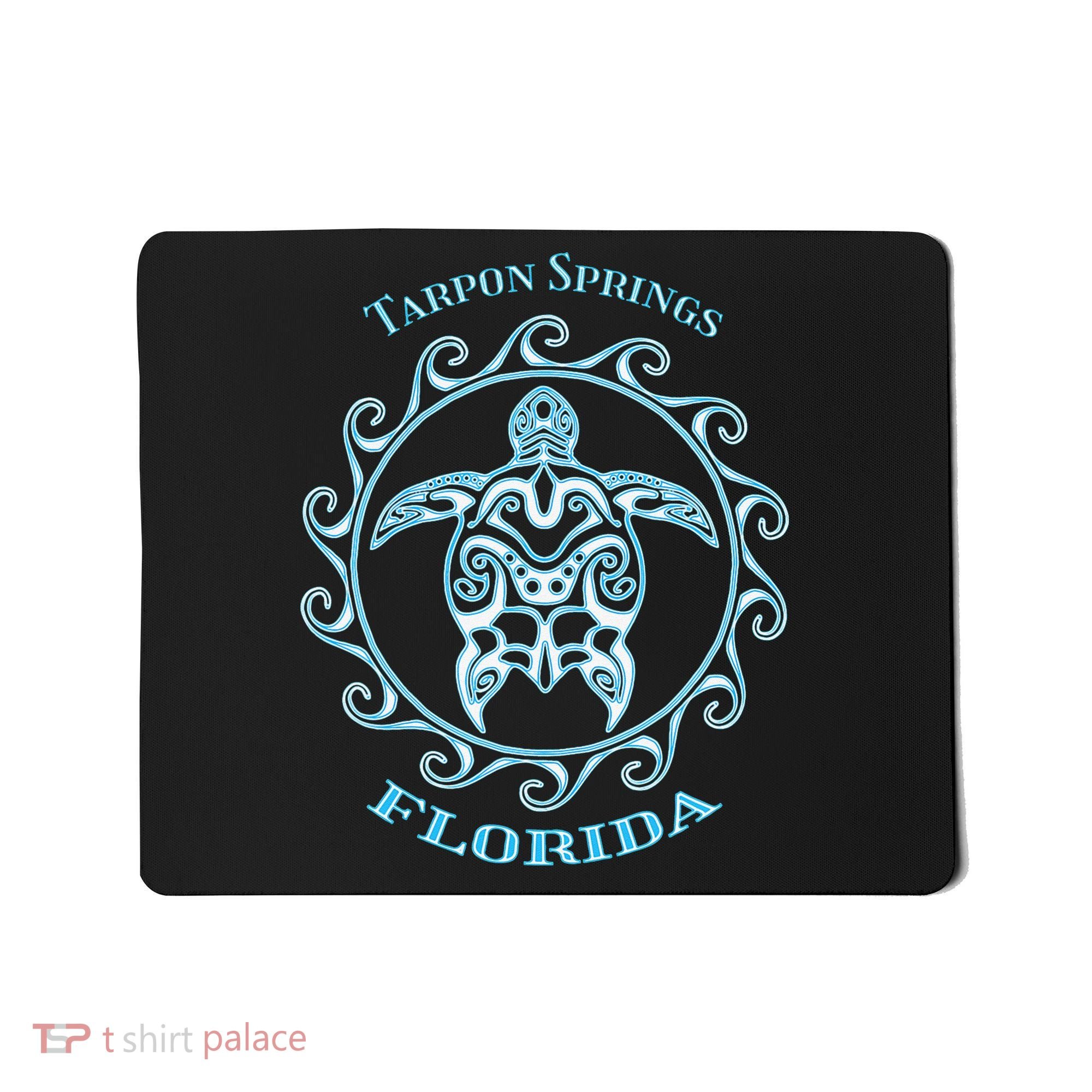 Tarpon Springs Florida Tribal Sea Turtle Summer Mousepad