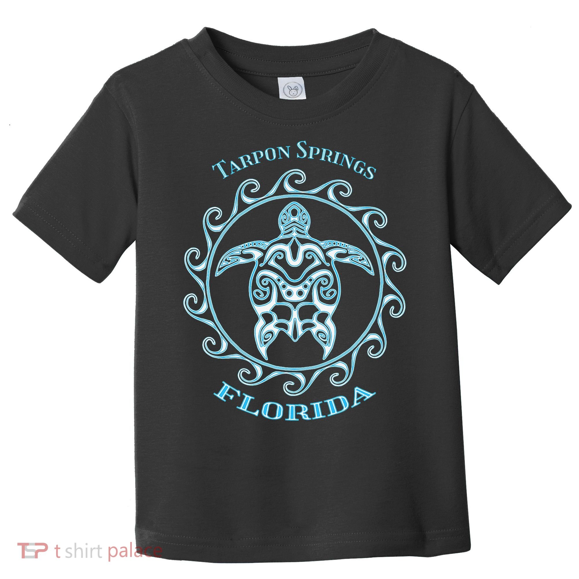 Tarpon Springs Florida Tribal Sea Turtle Summer Toddler T-Shirt