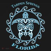 Tarpon Springs Florida Tribal Sea Turtle Summer Visor thumb 3