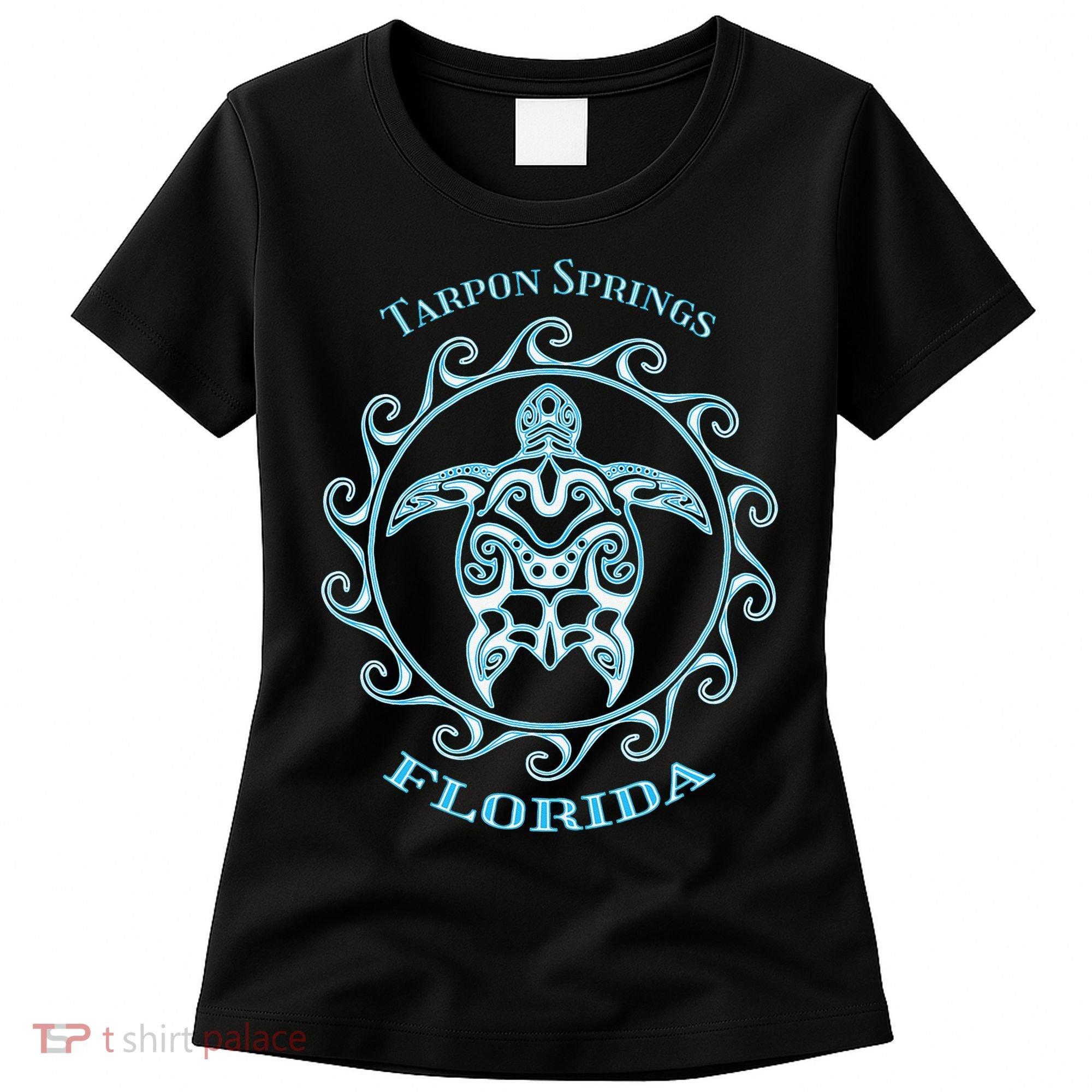 Tarpon Springs Florida Tribal Sea Turtle Summer Women's T-Shirt