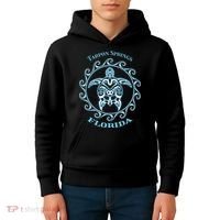 Tarpon Springs Florida Tribal Sea Turtle Summer Kids Hoodie thumb 4