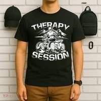 Therapy Session Funny ATV FourWheeler Quad Bike Rider T-Shirt thumb 6