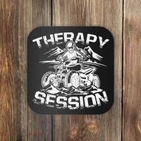 Therapy Session Funny ATV FourWheeler Quad Bike Rider Coaster thumb 0