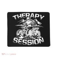 Therapy Session Funny ATV FourWheeler Quad Bike Rider Mousepad thumb 0