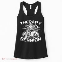 Therapy Session Funny ATV FourWheeler Quad Bike Rider Women's Tank Top thumb 0