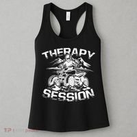 Therapy Session Funny ATV FourWheeler Quad Bike Rider Women's Tank Top thumb 3