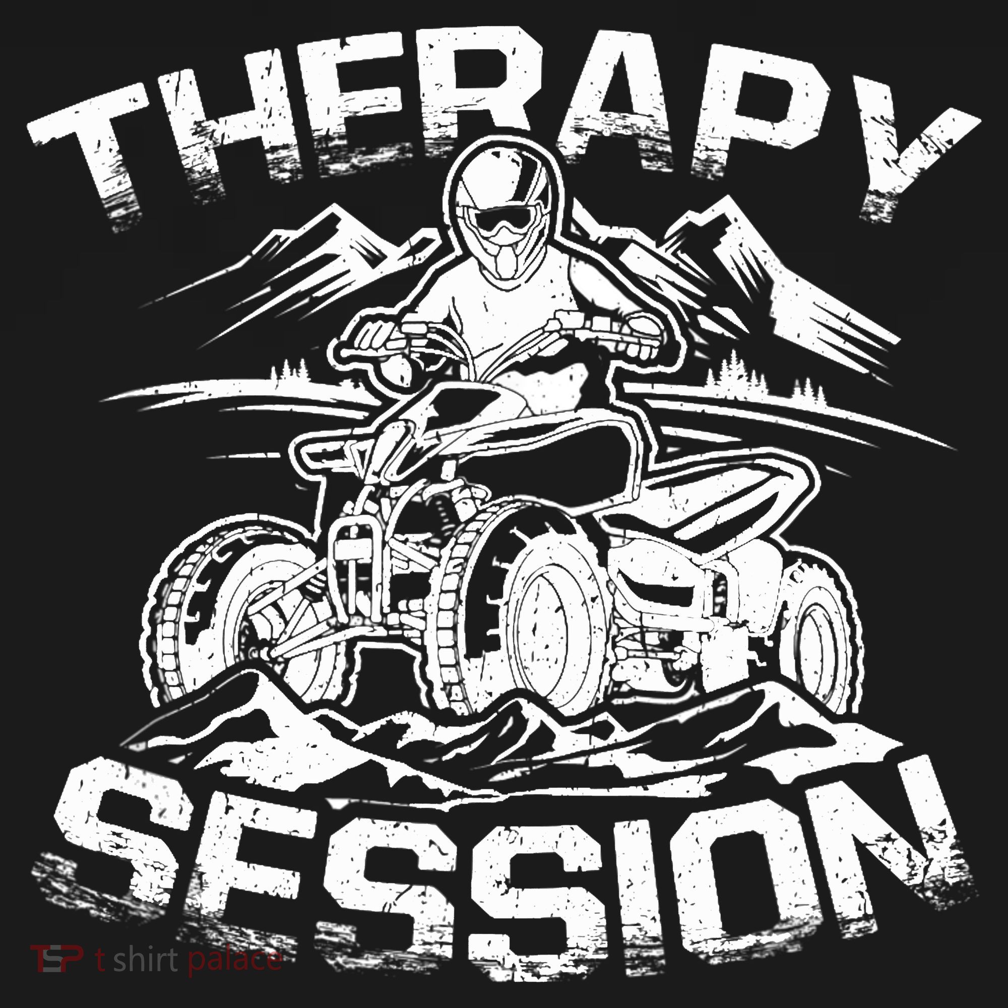 Therapy Session Funny ATV FourWheeler Quad Bike Rider Women's Tank Top