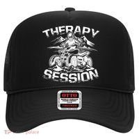Therapy Session Funny ATV FourWheeler Quad Bike Rider Hat thumb 0