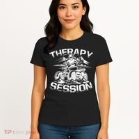 Therapy Session Funny ATV FourWheeler Quad Bike Rider Women's T-Shirt thumb 4