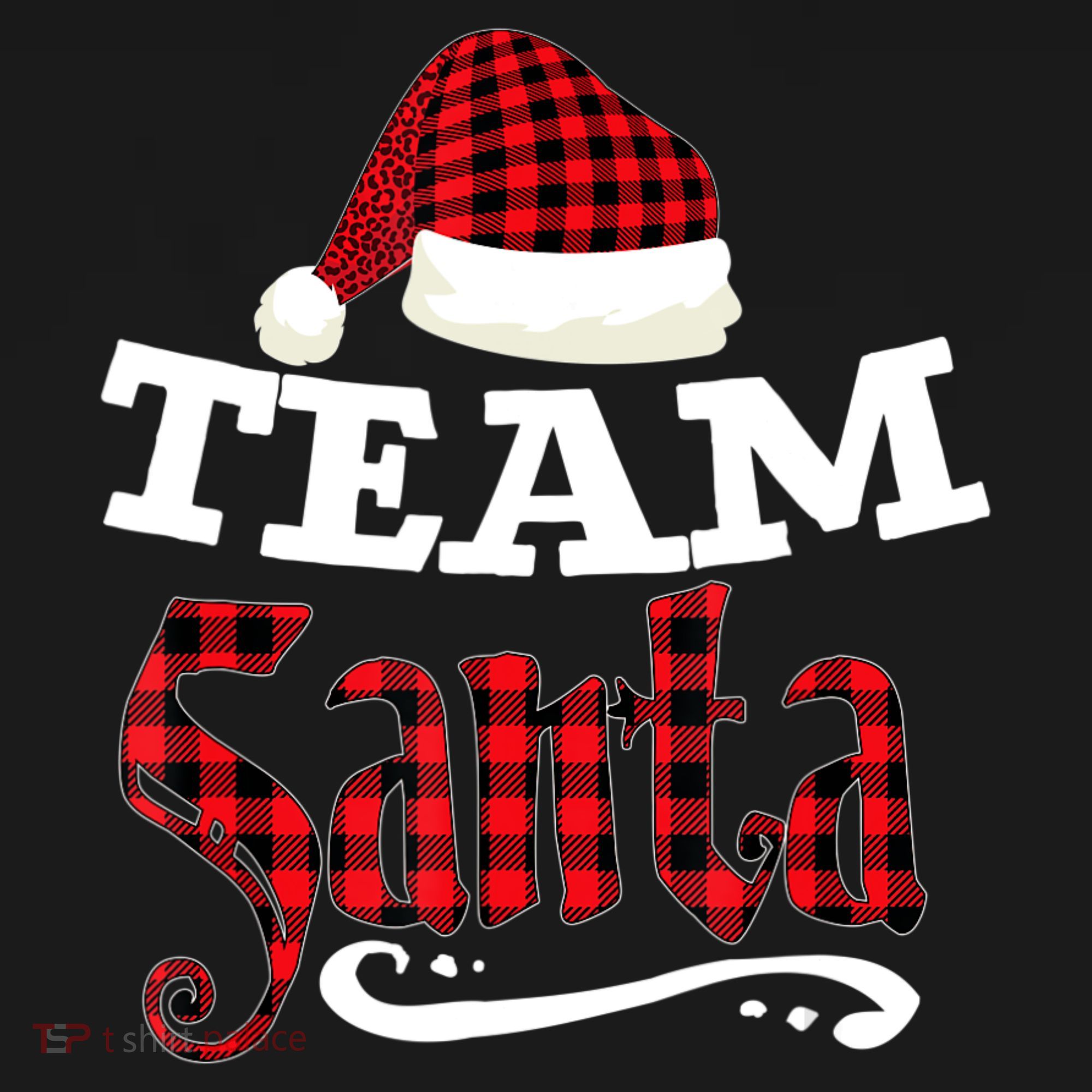Team Santa Family Group Matching Christmas Pajama Party Women's Hoodie