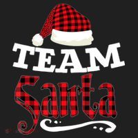 Team Santa Family Group Matching Christmas Pajama Party Golf Towel thumb 3