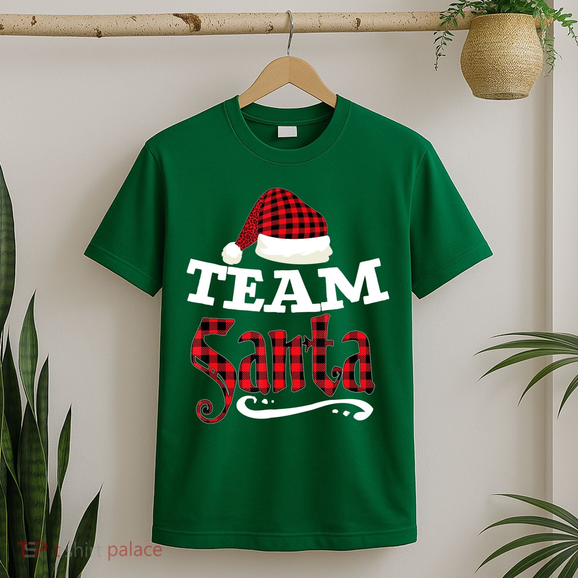 Team Santa Family Group Matching Christmas Pajama Party T-Shirt