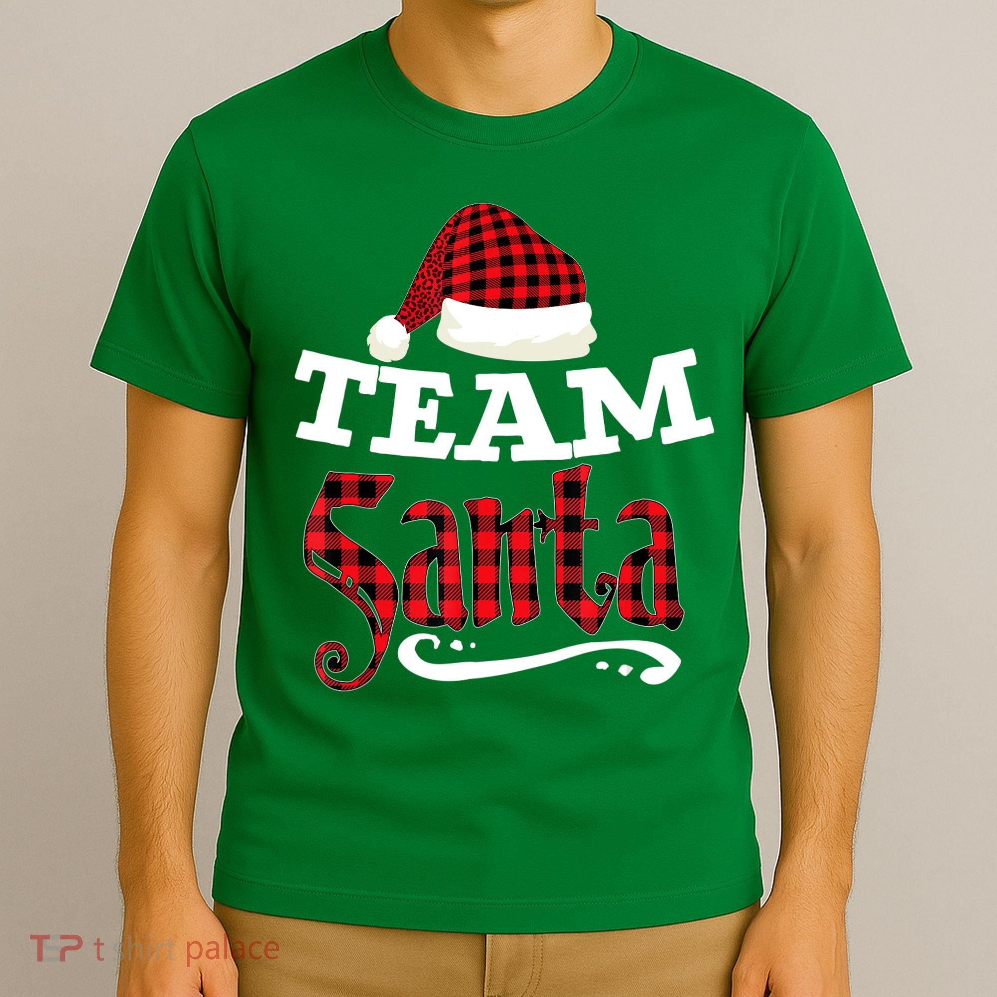 Team Santa Family Group Matching Christmas Pajama Party T-Shirt