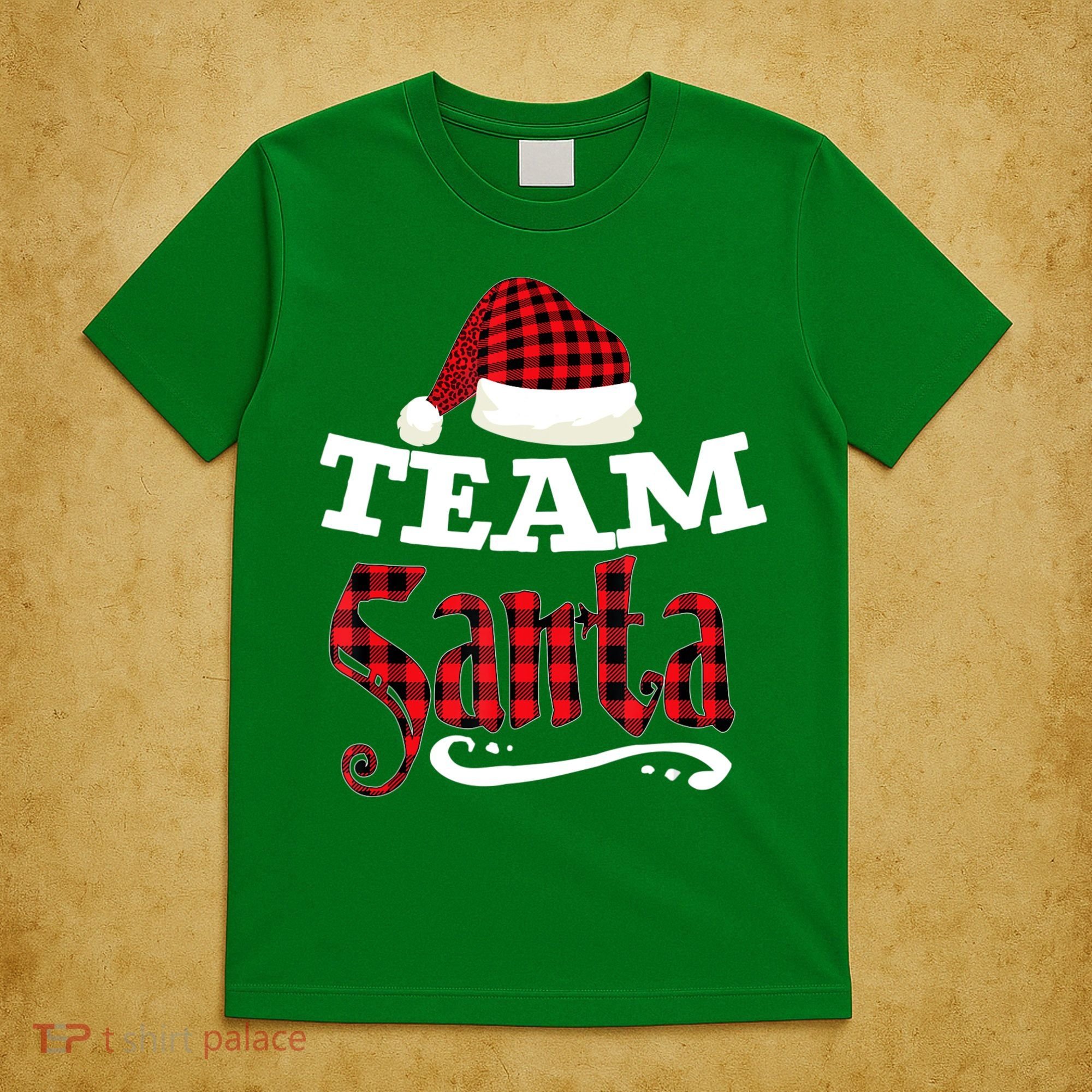 Team Santa Family Group Matching Christmas Pajama Party T-Shirt