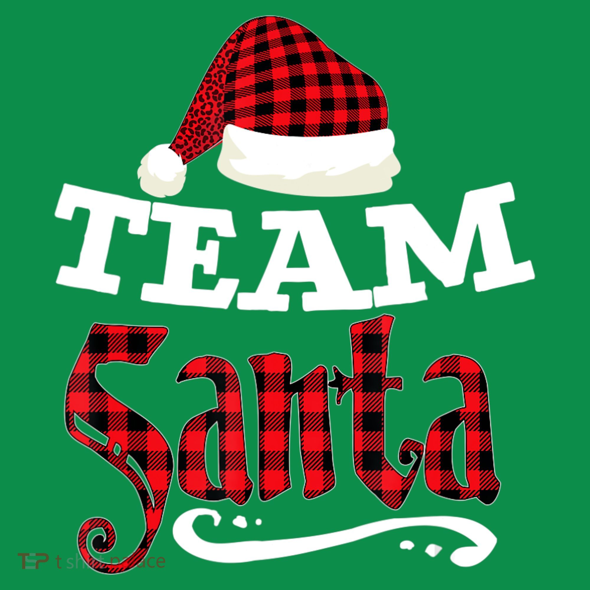 Team Santa Family Group Matching Christmas Pajama Party Mousepad