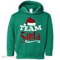 Team Santa Family Group Matching Christmas Pajama Party Toddler Hoodie thumb 0