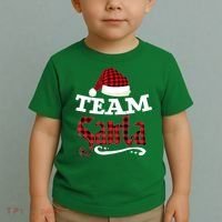 Team Santa Family Group Matching Christmas Pajama Party Toddler T-Shirt thumb 2