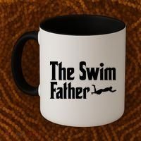 The Swim Father Swimming Dad Swimmer Fathers Day Cute Gift Coffee Mug thumb 2