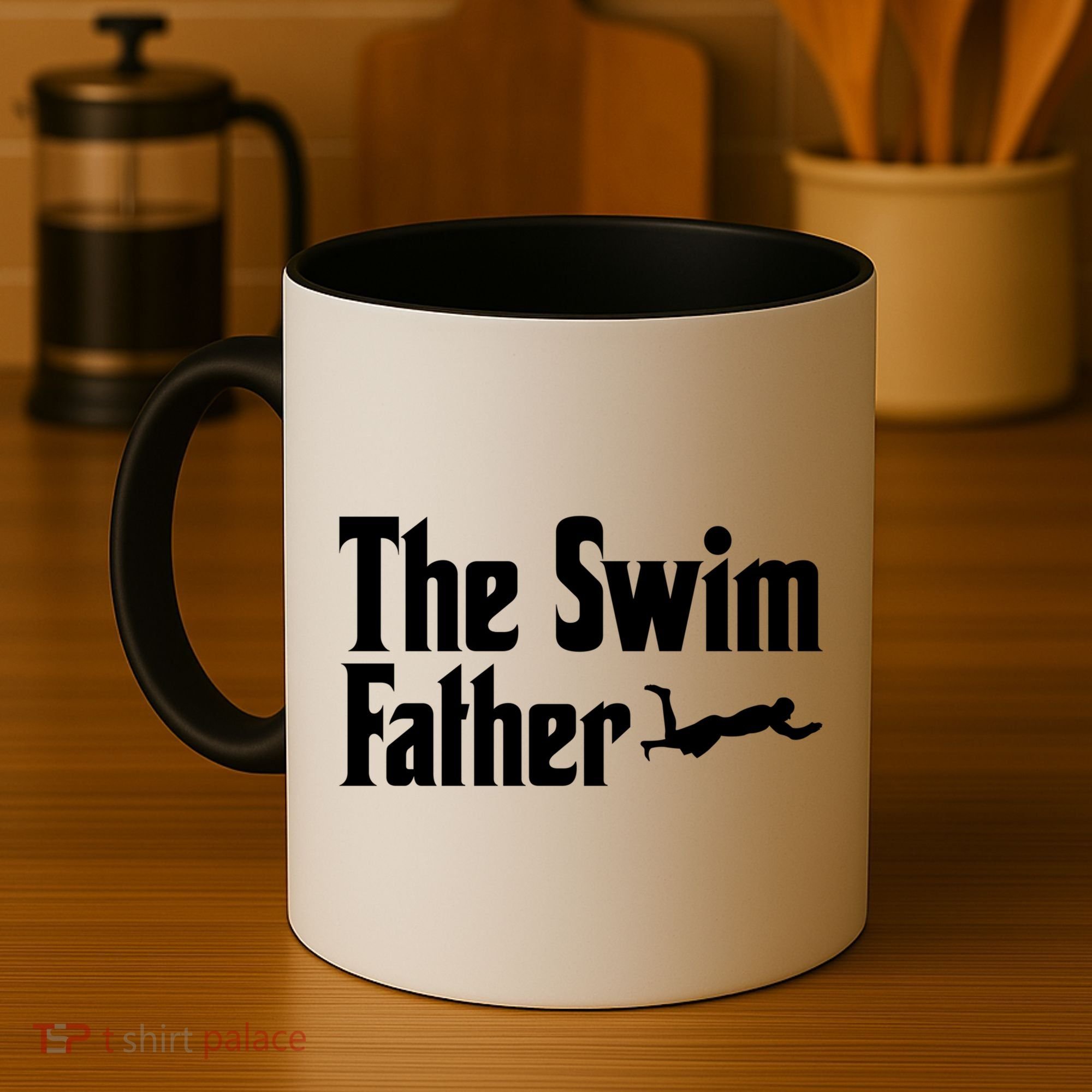 The Swim Father Swimming Dad Swimmer Fathers Day Cute Gift Coffee Mug