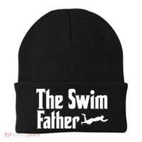 The Swim Father Swimming Dad Swimmer Fathers Day Cute Gift Beanie thumb 0