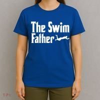 The Swim Father Swimming Dad Swimmer Fathers Day Cute Gift T-Shirt thumb 4