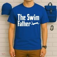 The Swim Father Swimming Dad Swimmer Fathers Day Cute Gift T-Shirt thumb 6