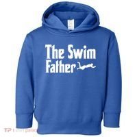The Swim Father Swimming Dad Swimmer Fathers Day Cute Gift Toddler Hoodie thumb 0
