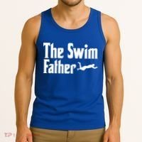 The Swim Father Swimming Dad Swimmer Fathers Day Cute Gift Tank Top thumb 3