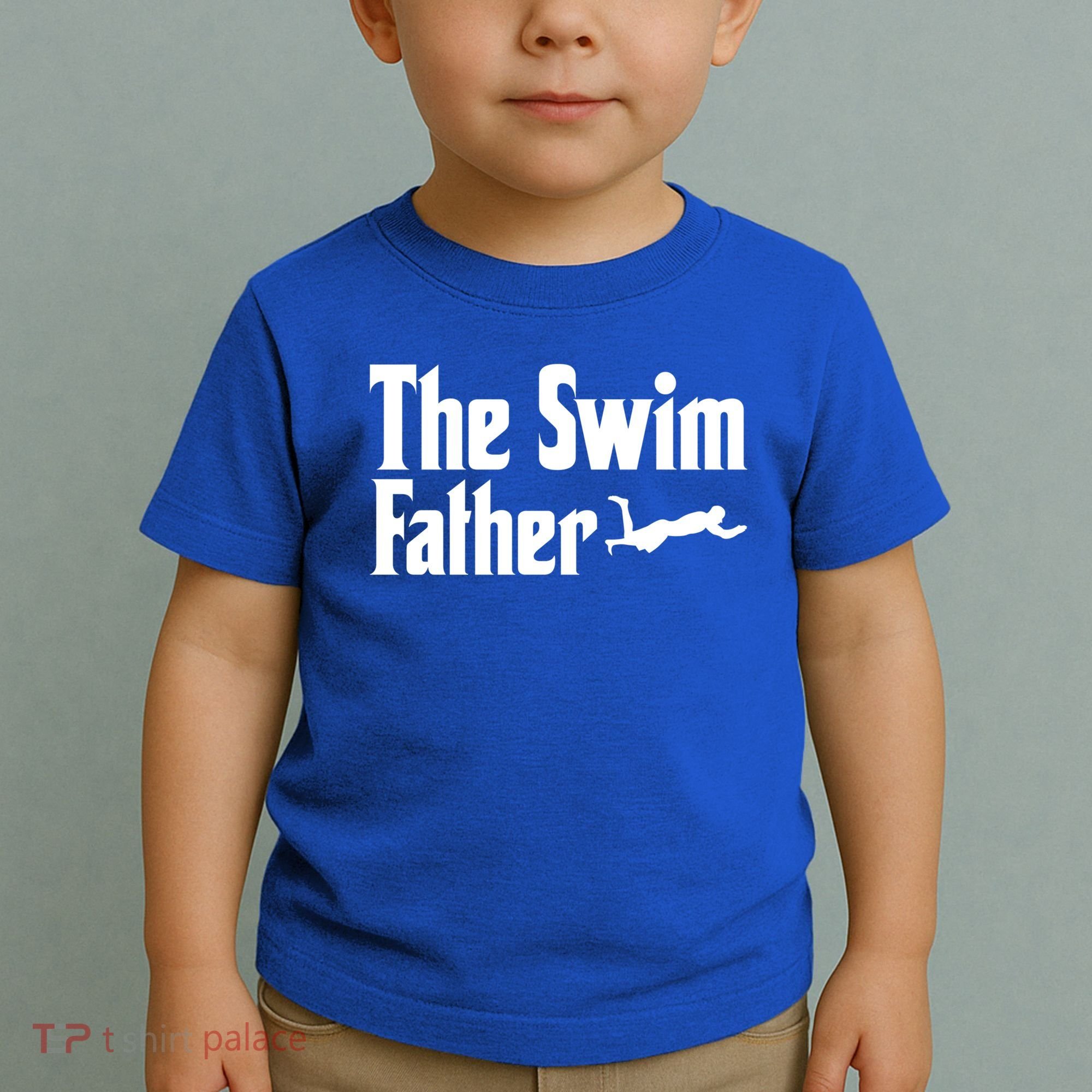 The Swim Father Swimming Dad Swimmer Fathers Day Cute Gift Toddler T-Shirt