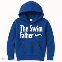The Swim Father Swimming Dad Swimmer Fathers Day Cute Gift Kids Hoodie thumb 0