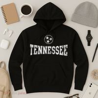 Tennessee State Flag Home Tennessean Distressed Orange Hoodie thumb 3