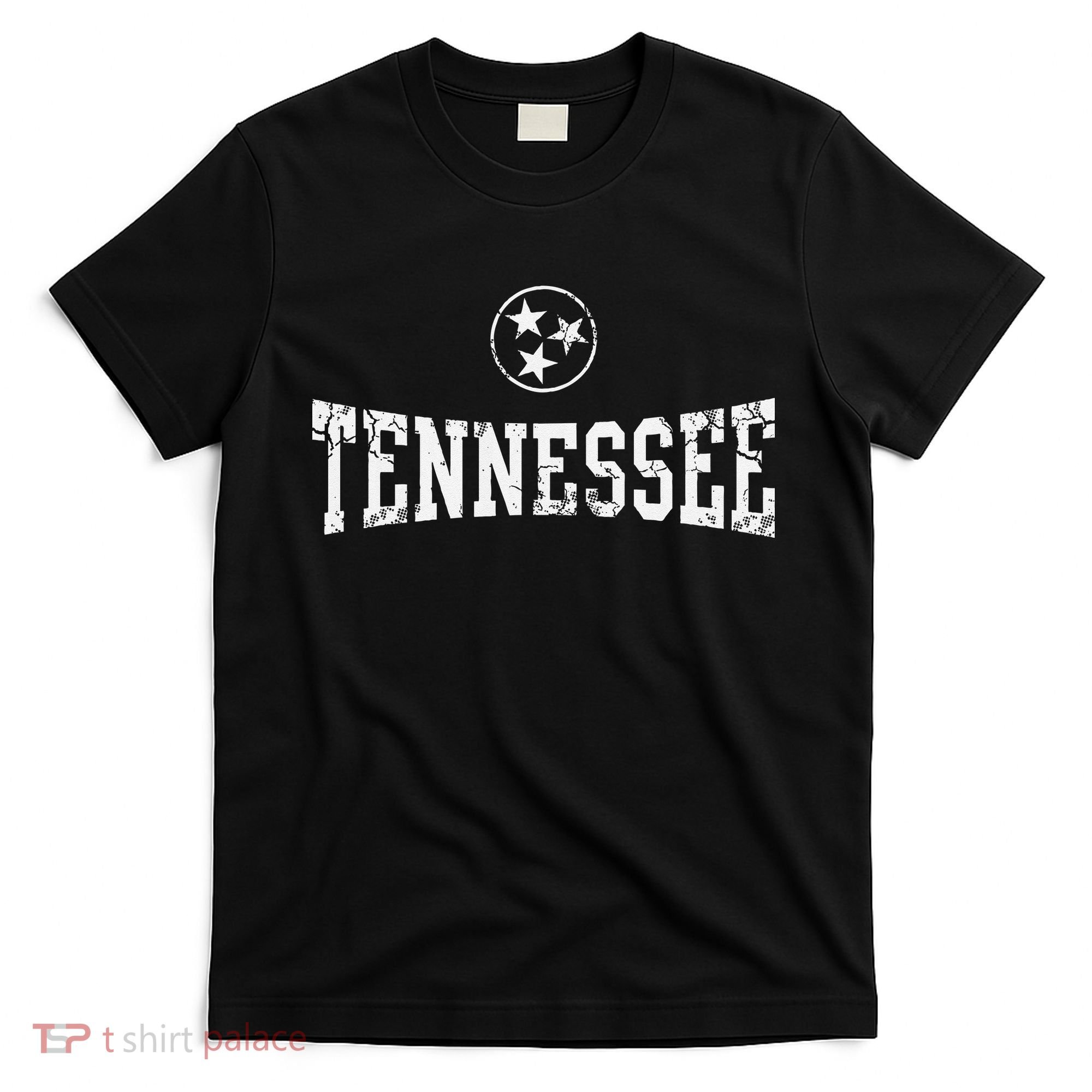 Tennessee State Flag Home Tennessean Distressed Orange T-Shirt