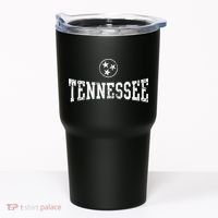 Tennessee State Flag Home Tennessean Distressed Orange Tumbler thumb 0