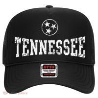 Tennessee State Flag Home Tennessean Distressed Orange Hat thumb 0
