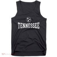 Tennessee State Flag Home Tennessean Distressed Orange Tank Top thumb 0