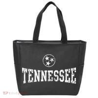Tennessee State Flag Home Tennessean Distressed Orange Tote Bag thumb 0