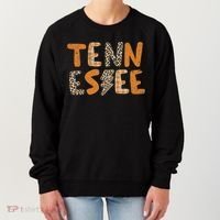 Tennessee State Flag Orange Plaid Leopard Tn Women's Sweatshirt thumb 0