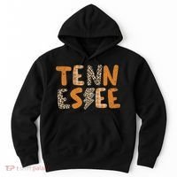 Tennessee State Flag Orange Plaid Leopard Tn Hoodie thumb 0