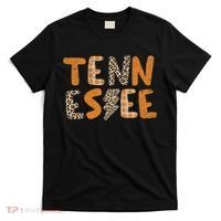 Tennessee State Flag Orange Plaid Leopard Tn T-Shirt thumb 0