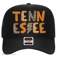 Tennessee State Flag Orange Plaid Leopard Tn Hat thumb 0
