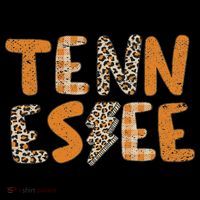 Tennessee State Flag Orange Plaid Leopard Tn Toddler Hoodie thumb 2