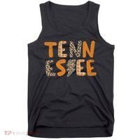 Tennessee State Flag Orange Plaid Leopard Tn Tank Top thumb 0