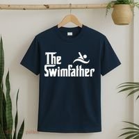 The Swim Father Funny Swimming Swimmer Gift T-Shirt thumb 2