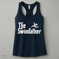 The Swim Father Funny Swimming Swimmer Gift Women's Tank Top thumb 3